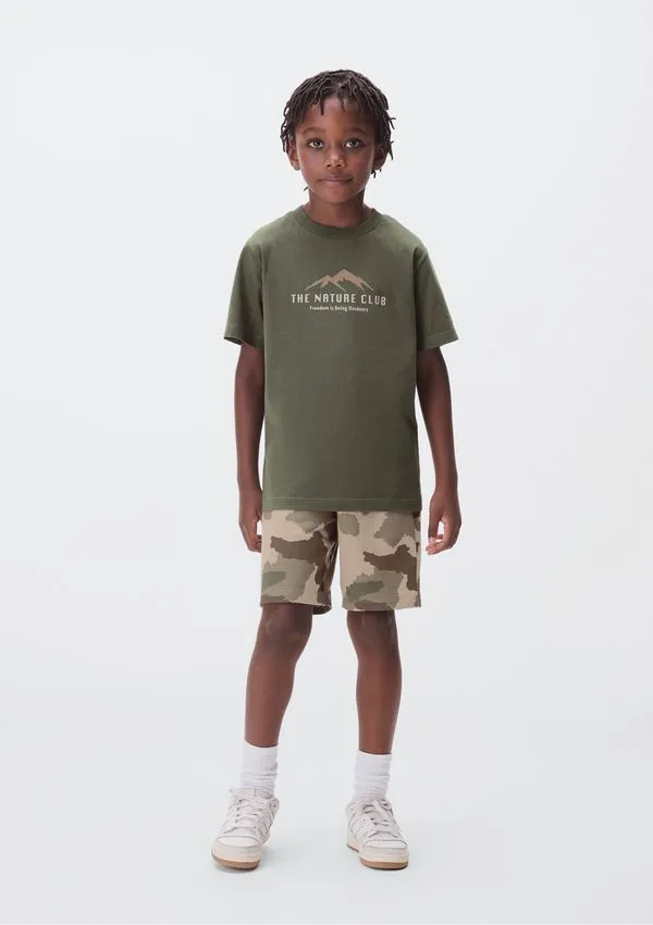 Conjunto Curto Infantil Menino Regular - Verde 014