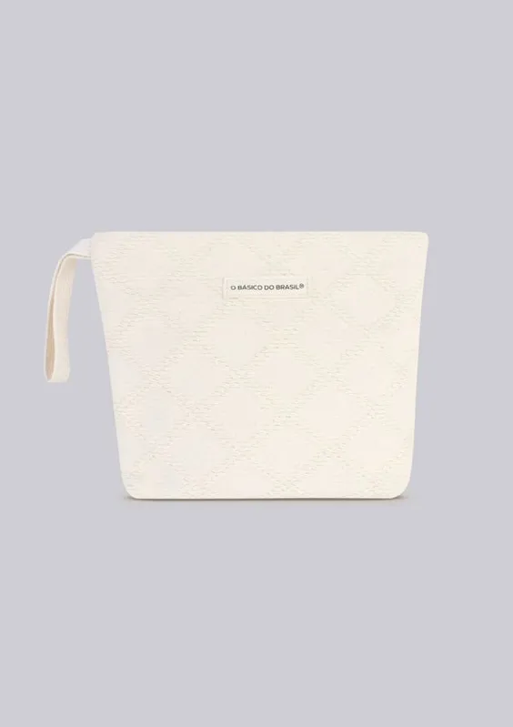 Necessaire Texturizada - Creme UNI