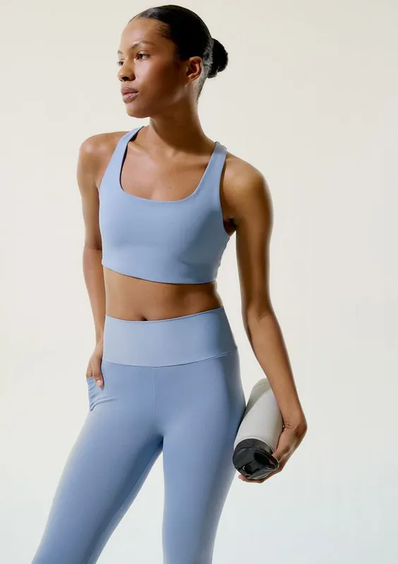 Top Esportivo Hero Com Fio Lycra® - Azul XG