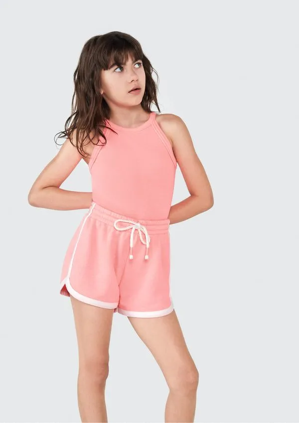 Shorts Infantil Menina - Rosa 006