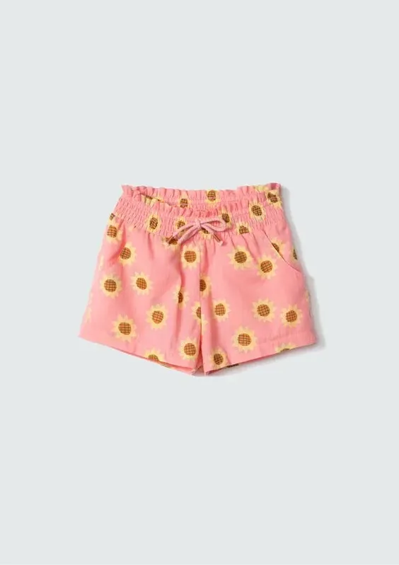Shorts Infantil Menina Toddler Clochard - Rosa 001