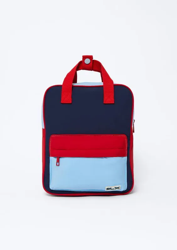 Mochila Infantil Unissex Contrastante - Azul UNI