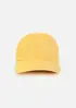 Boné Masculino Aba Curva Com Bordado - Amarelo UNI