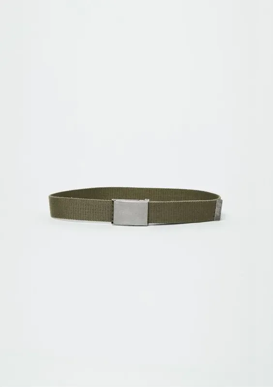 Cinto Infantil Menino Com Fivela Metálica - Verde M