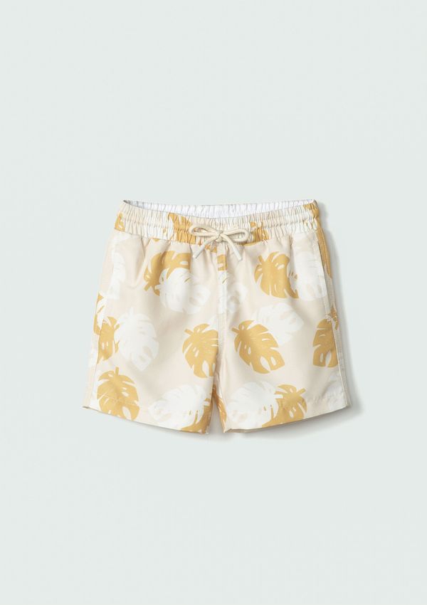 Shorts Infantil Menino Estampado - Amarelo 008