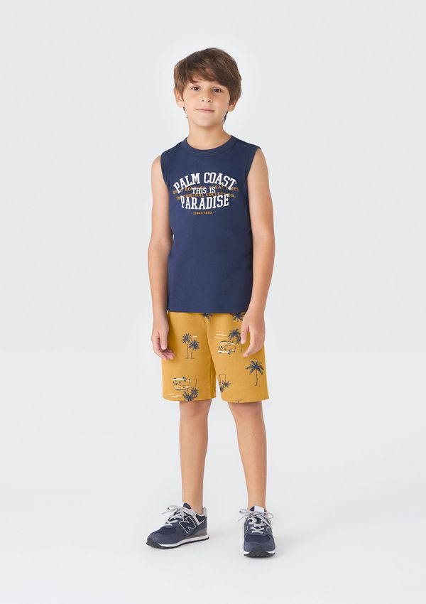 Conjunto Regata Menino Infantil Com Estampa - Azul 003