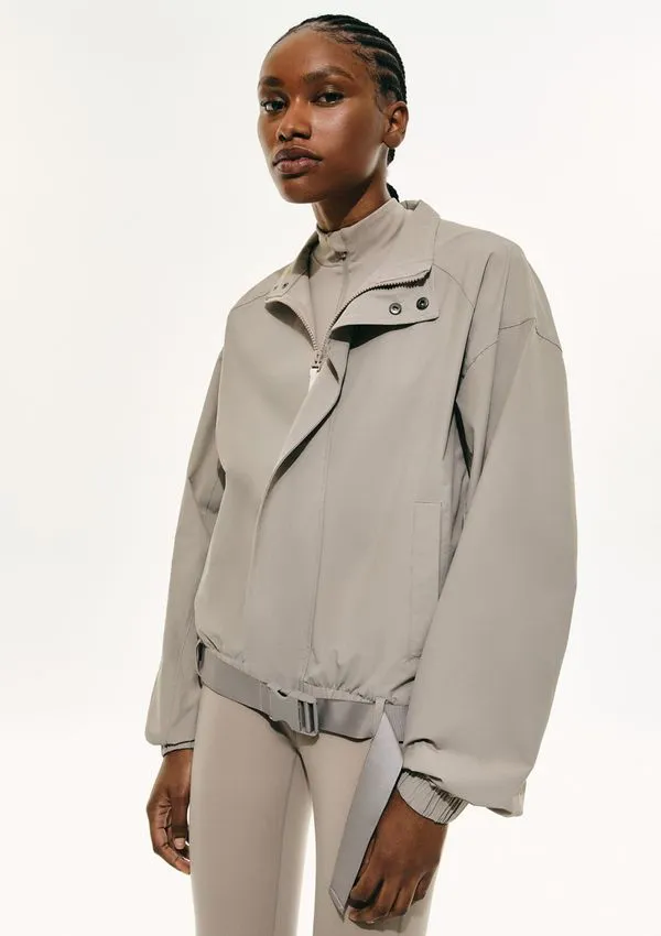 Casaco Oversized Feminino Hering Sports + Frnc - Cinza XG