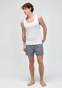 Pijama Curto Masculino Com Samba Canção - Azul XG