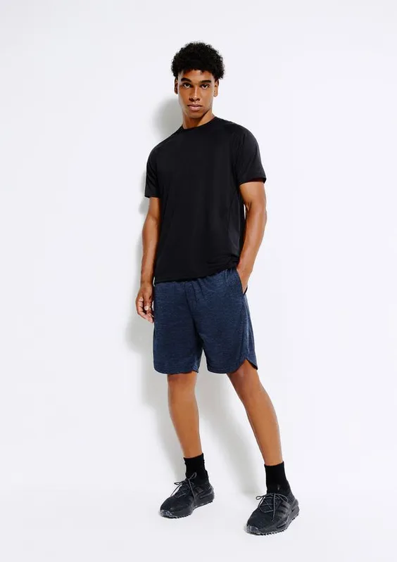 Bermuda Esportiva Básica Masculina - Azul P