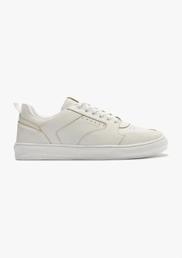 Tênis Masculino Recortes Camurça - Off white 042
