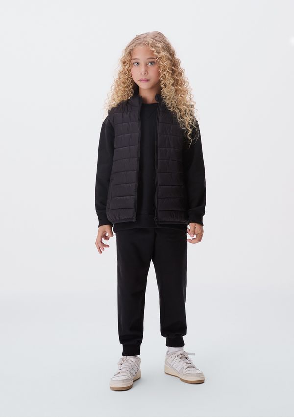 Calça Básica Infantil Unissex Jogger - Preto 002