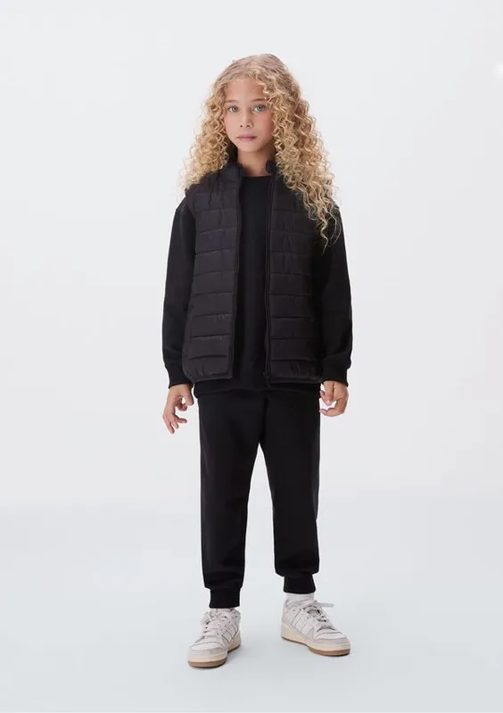 Calça Básica Infantil Unissex Jogger - Preto 004