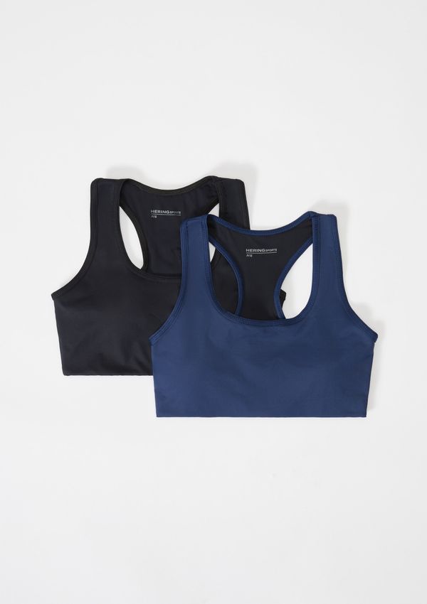Kit Com 2 Tops Esportivos Feminino Nadador - Multicolorido XP