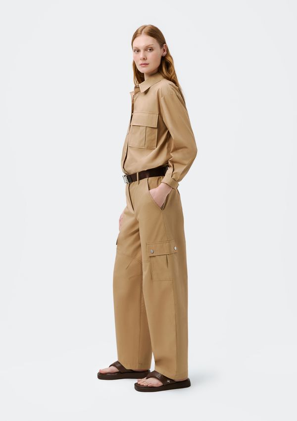 Calça Feminina Carrot Empapelada - Bege 042