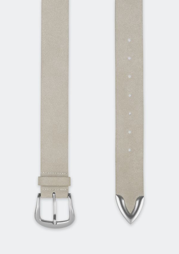 Cinto Feminino Em Suede - Creme P