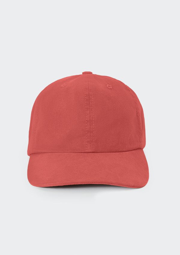 Boné Unissex Aba Curva Em Sarja - Vermelho UNI