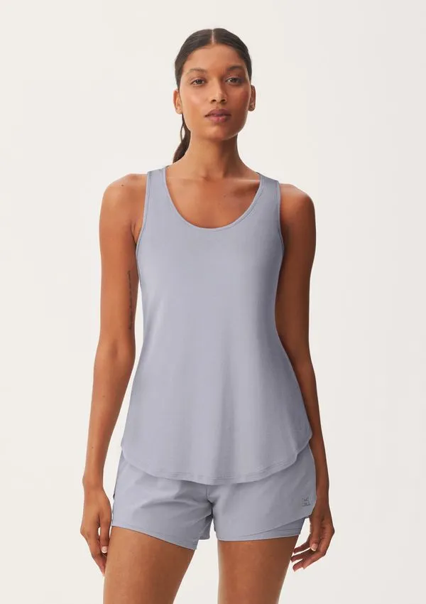 Regata Feminina Esportiva Alongada Easy Care - Cinza M