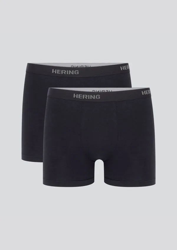Kit 2 Cuecas Boxer Em Malha Com elástico - Preto P