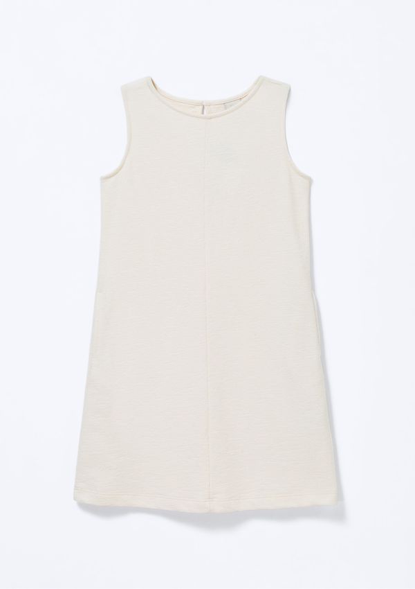 Vestido Infantil Godê Texturizado - Creme 010