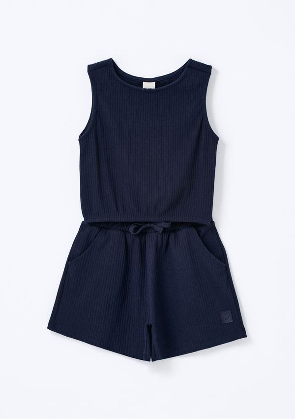 Conjunto Curto Infantil Menina - Azul 008