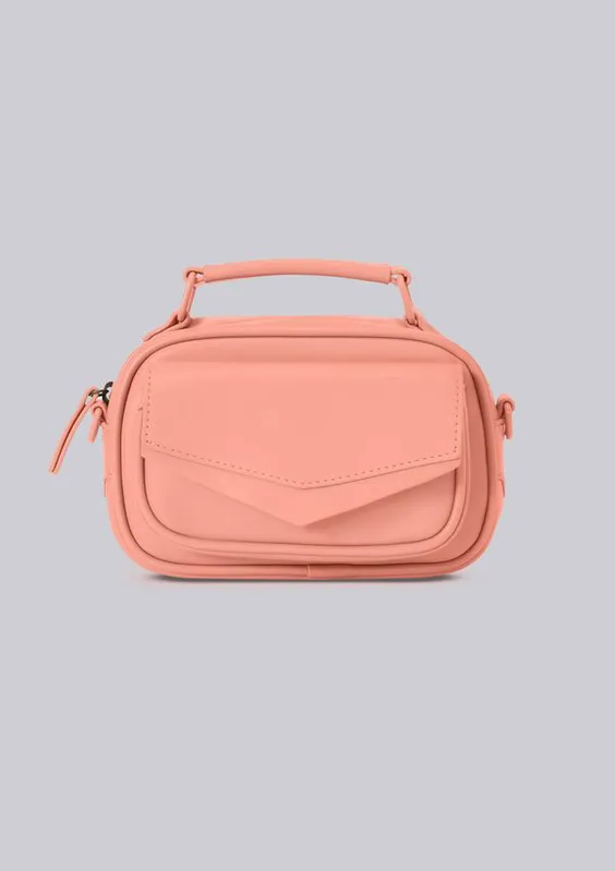 Bolsa Tiracolo Feminina Pequena - Salmão UNI