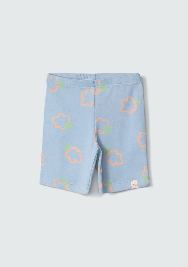 Bermuda Ciclista Infantil Menina Toddler - Azul 002