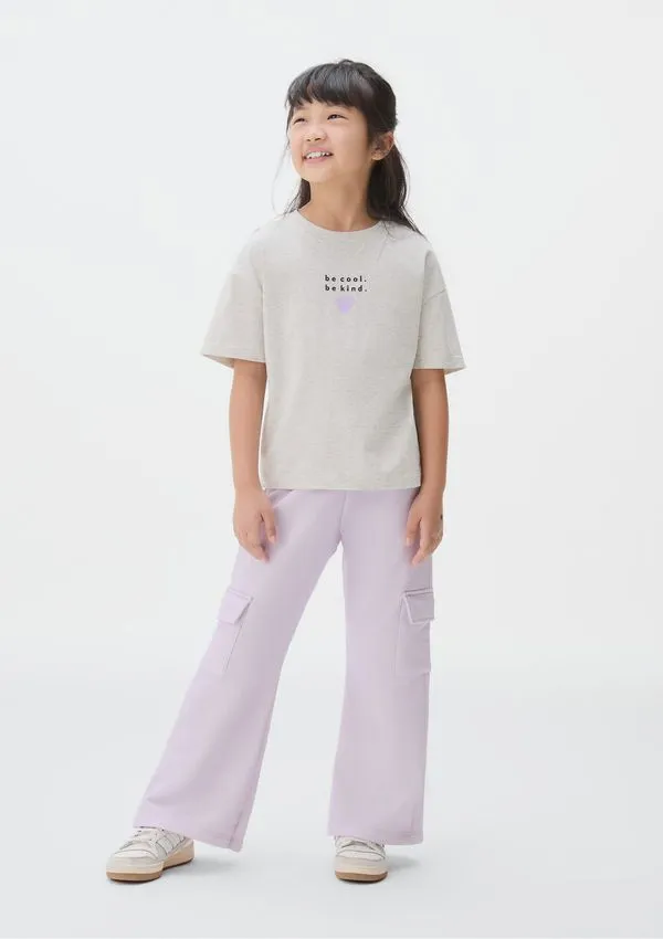 Conjunto Em Moletom Infantil Menina - Cinza 010
