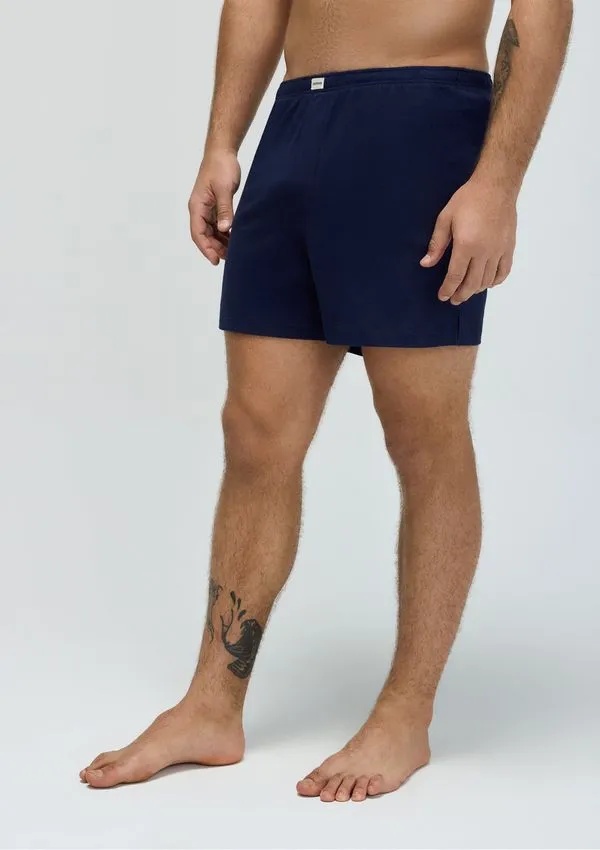 Cueca Samba Canção Com Etiqueta - Azul M