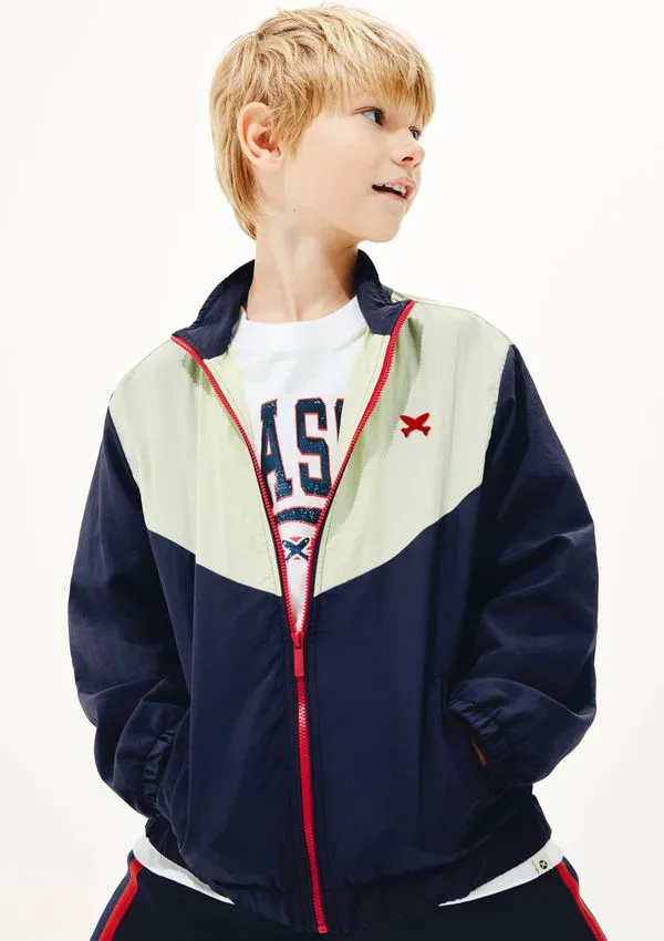 Blusão Infantil Menino Nylon Bomber - Azul 006