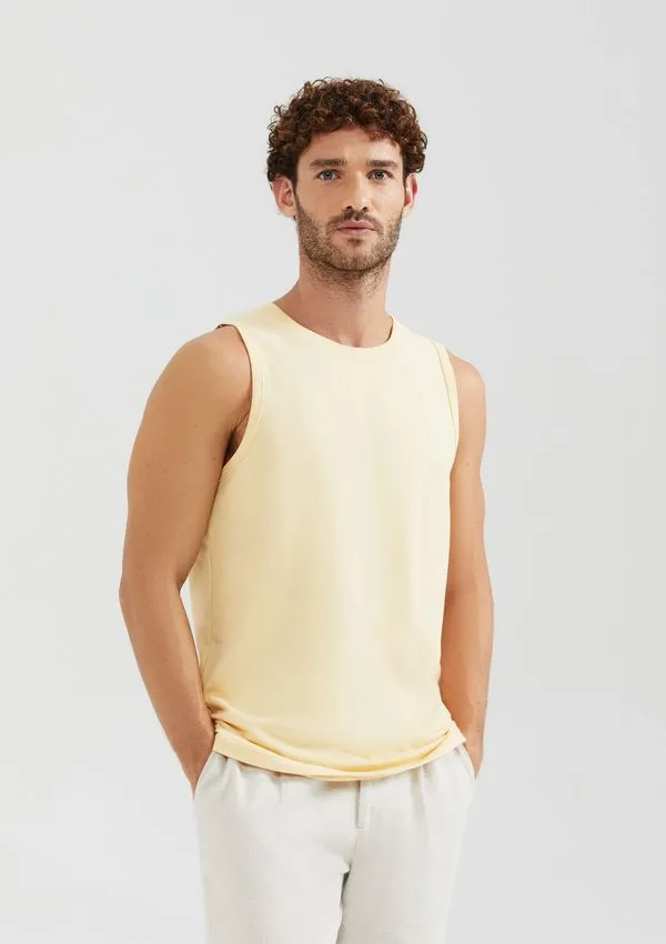 Regata Básica Masculina World - Amarelo G