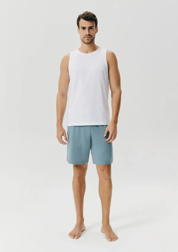 Pijama Curto Masculino Básico Em Algodão - Verde G