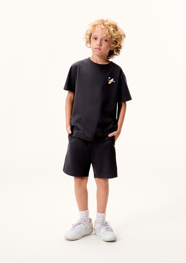 Conjunto Infantil Menino Oversized Estampado - Preto 004