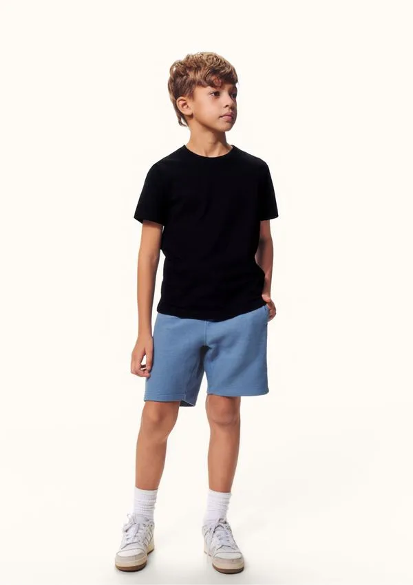 Bermuda Infantil Menino Em Interlock - Azul 016