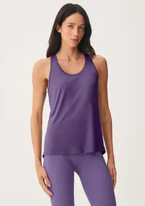 Regata Esportiva Feminina Nadador Proteção UV - Roxo XP