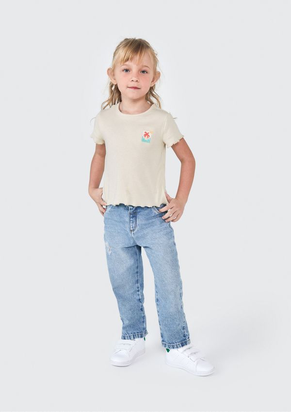 Calça Jeans Infantil Unissex Toddler - Azul 002