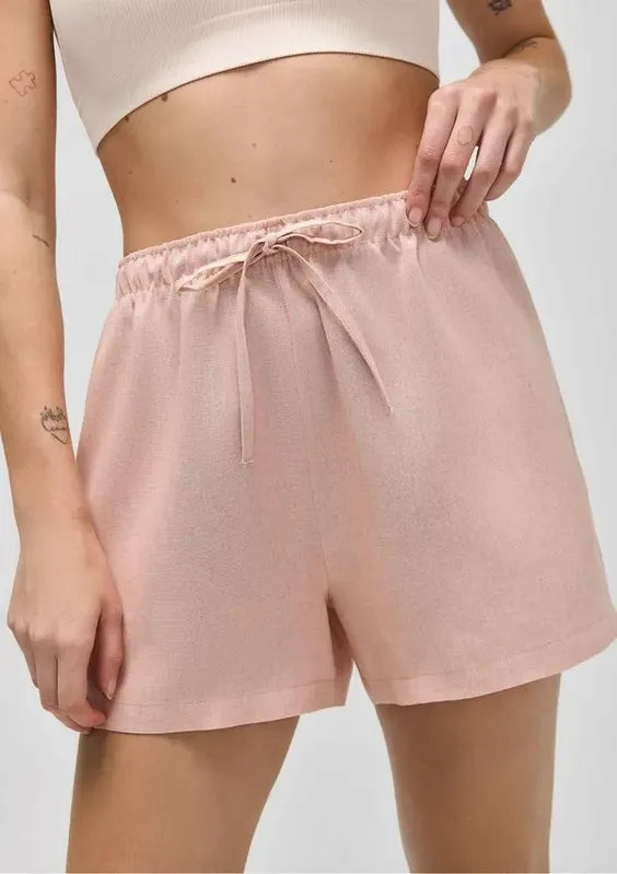 Shorts Curto Feminino Comfort - Rosa XP