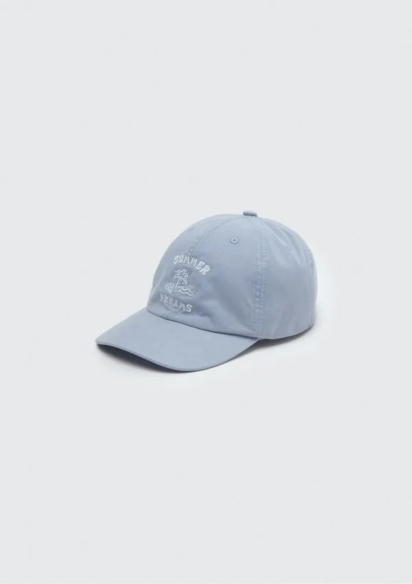 Boné Infantil Menina Aba Curva - Azul M