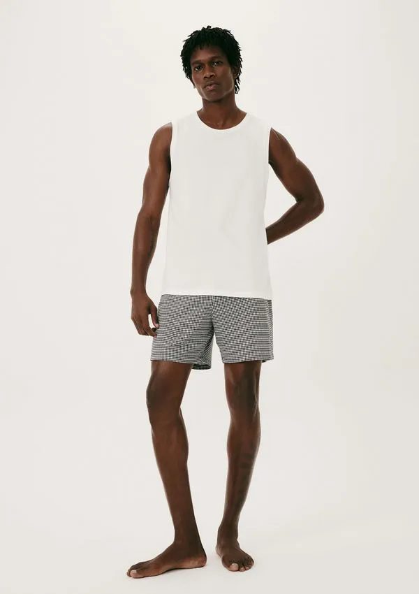 Pijama Curto Masculino Com Regata - Branco M