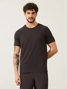 Camiseta Fitness Masculina Raglan Manga Curta Training Cinza Hematita M