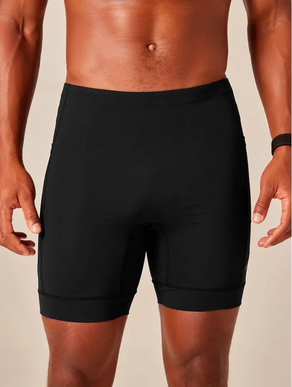 Bermuda Masculina Slim Multi Bolsos Preto EG