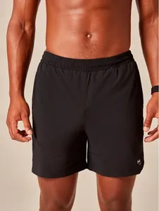 Shorts Masculino Médio Recortes Preto EG