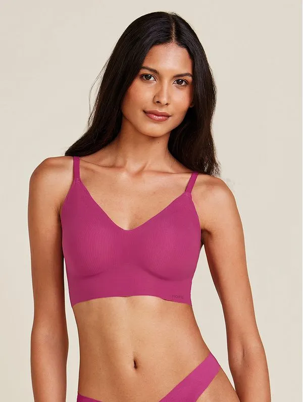 Sutiã Top Com Bojo Removível Naked Rosa Drama G
