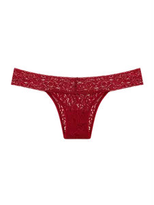 Calcinha Biquíni Em Renda Vermelho Zaire EG