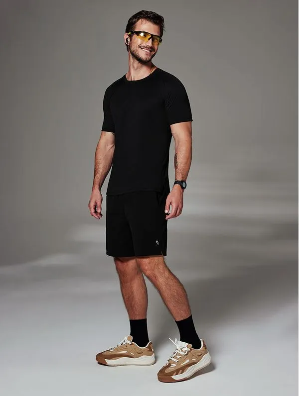 Shorts Masculino Médio Preto M
