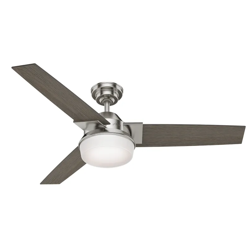 Ventilador de Teto Residencial Herus Niquel Escovado Hunter Fan Oficial