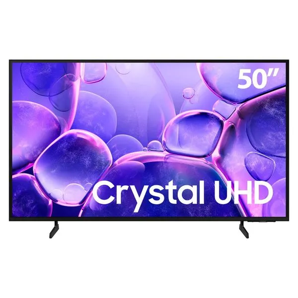 Smart TV 50" Samsung LED Crystal UHD 4K U8600F 2025 60Hz, Wi-Fi, Bluetooth, 3 HDMI 1 USB