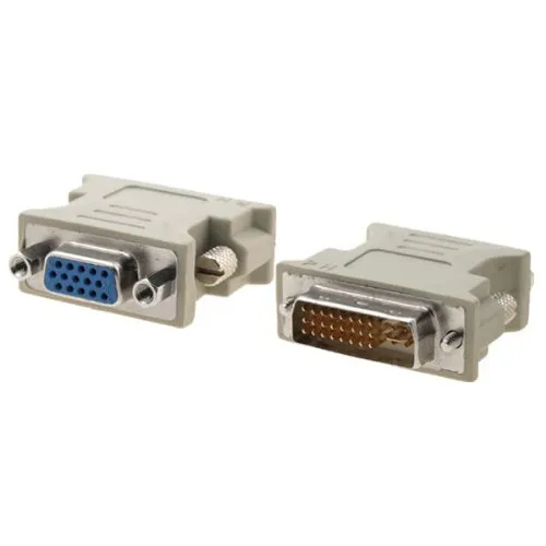 Adaptador DVI-I Macho (24+5 pinos) x VGA Fêmea BR Cabos