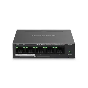 Switch Mercusys 5-PORT Gigabit Desktop SWITCH WITH 4-PORT Poe+ MS105GP - MCS0037