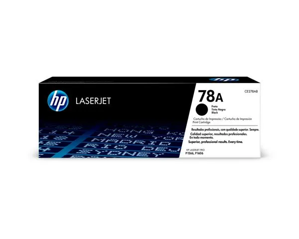 Toner HP 78A Preto Laserjet (CE278AB) Para HP Laserjet Pro M1536dnf, P1606dn