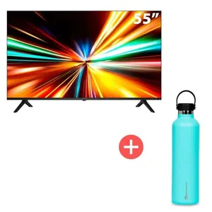 Smart Tv 55" Philco LED UHD 4K PTV55G20AGS Android, Wi-Fi, Bluetooth, Processador Quad-Core + Garrafa Térmica Inox 1000 ml - Azul | GT